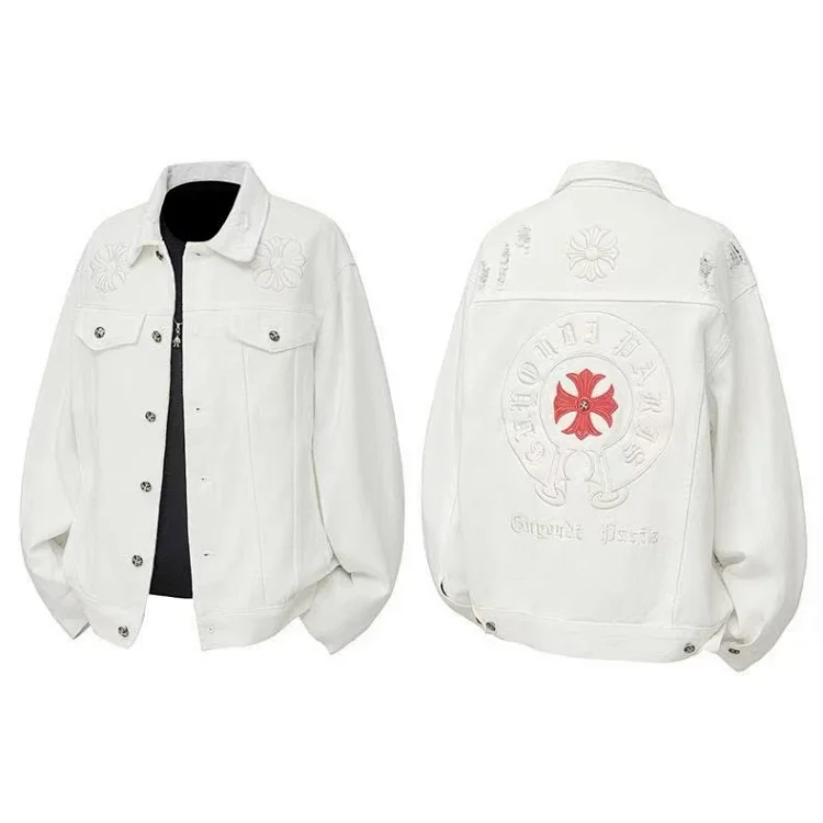 Chrome Hearts Hoodie Set Jeans jacket  (