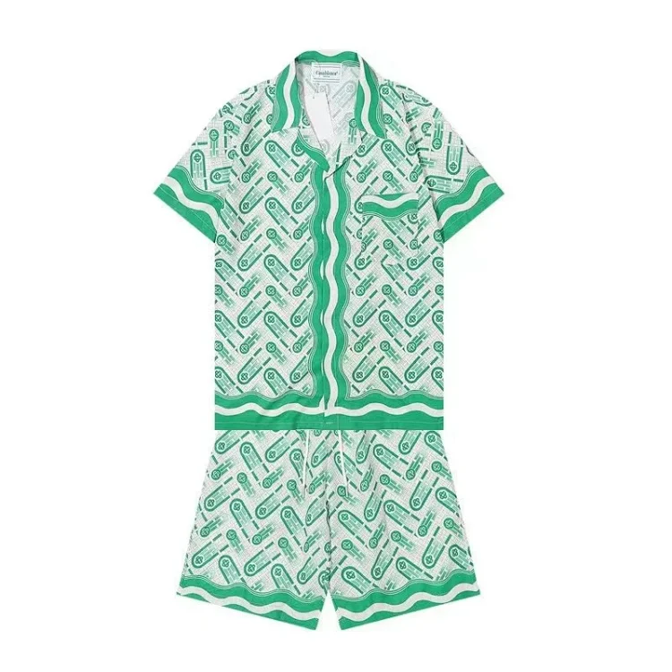 Casablanca summer suit · قمصان تي شيرت