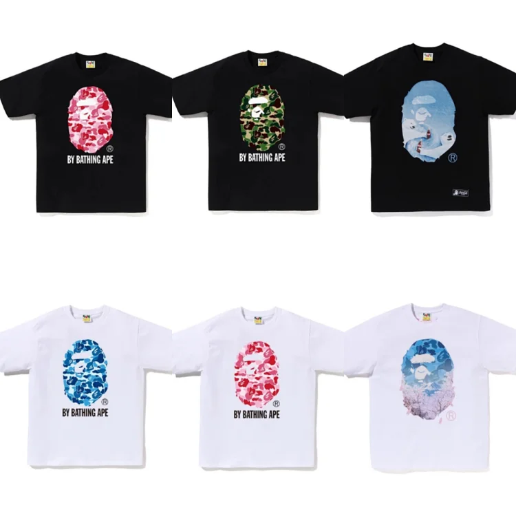 BAPE 1st Camo Big Ape Head 38 s · Trička