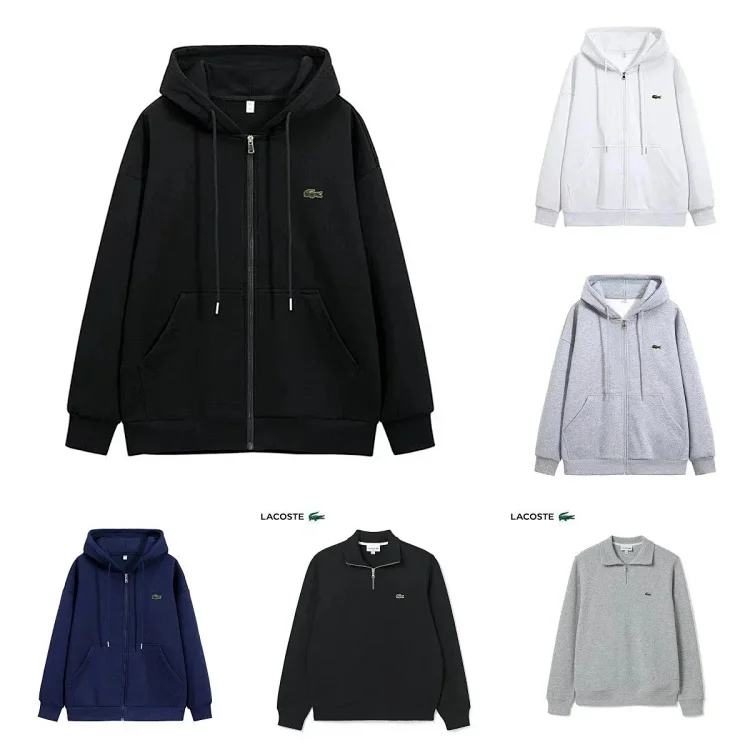 LACOSTE & Quarter-Zip Sweat · Φούτερ με κουκούλα