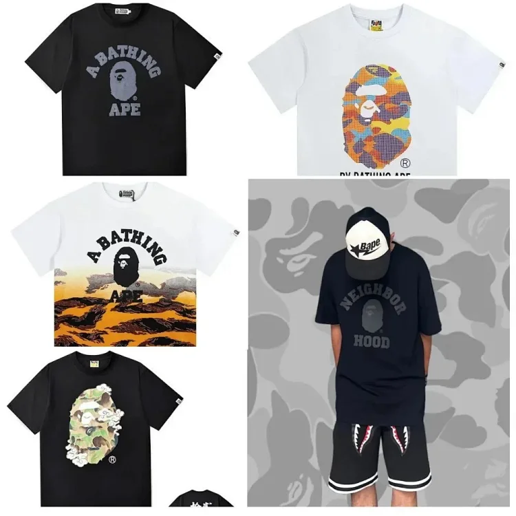 Bape · قمصان تي شيرت