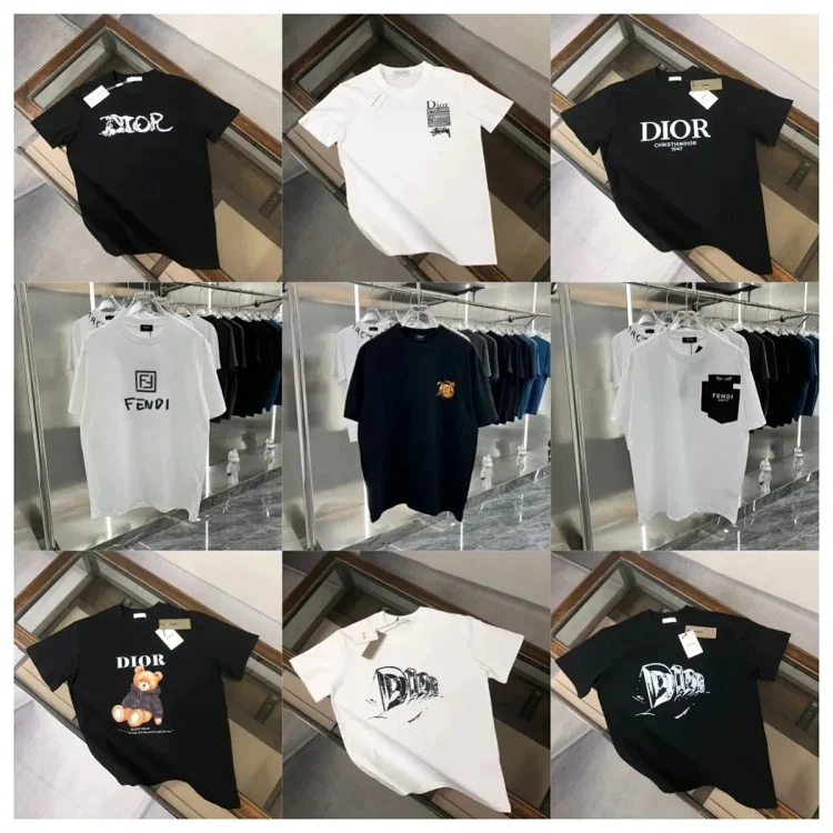 Dior and Fendi Logo 40 · قمصان تي شيرت