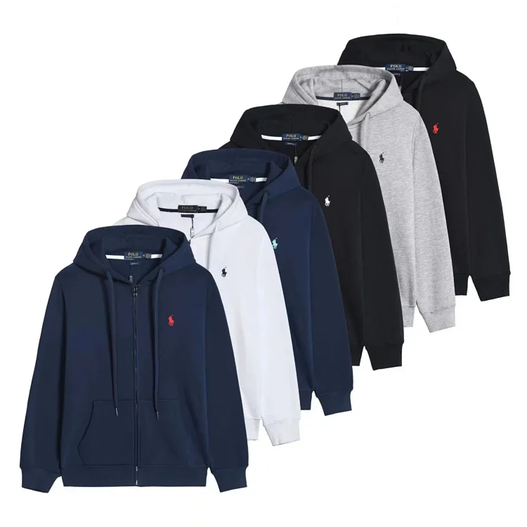 Lauren Polo zip up · Φούτερ με κουκούλα