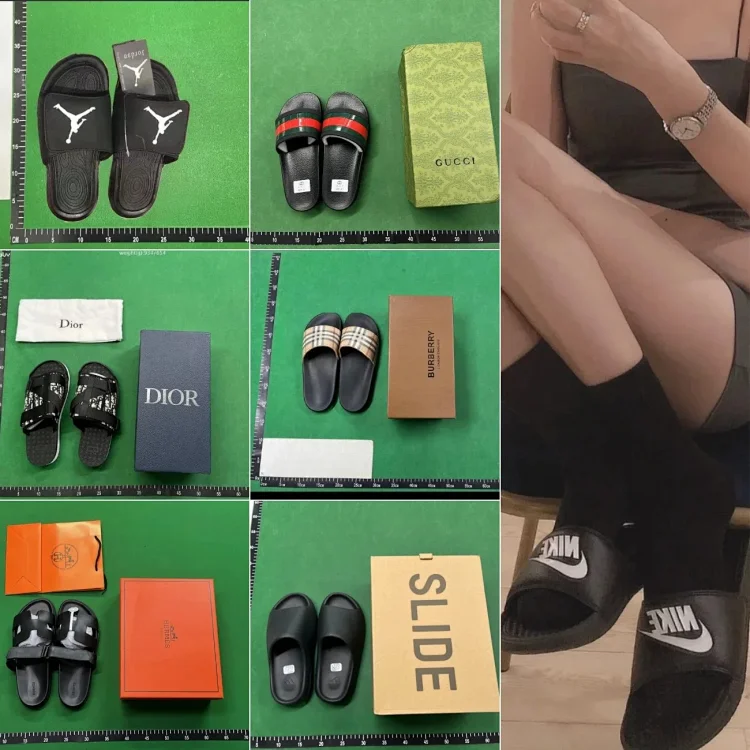 Hermes Gucci Nike Burberry LV Louis Vuit · Sko og tøfler