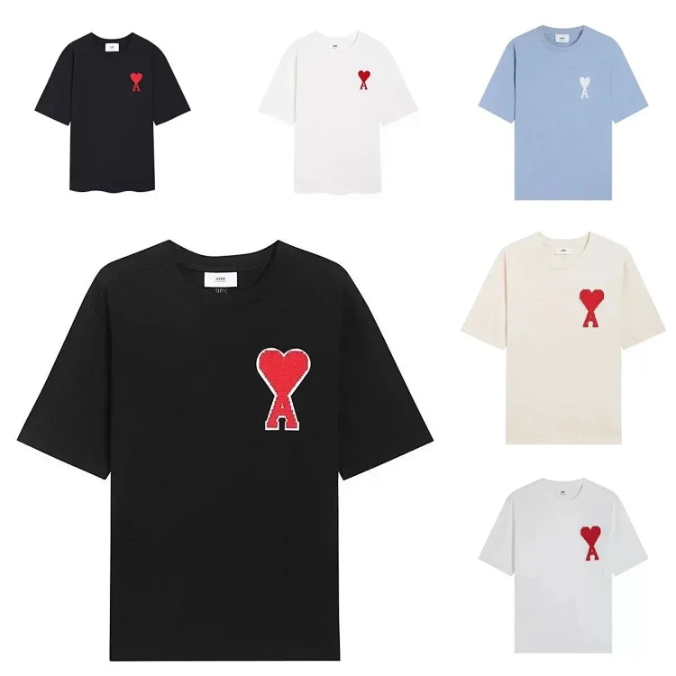 AMI Paris Heart Logo 28 · Tricouri
