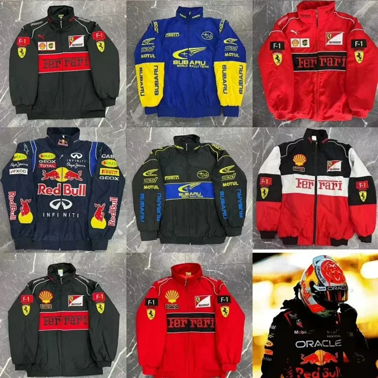 Ferrari Subaru Red Bull Racing F1 Jacket