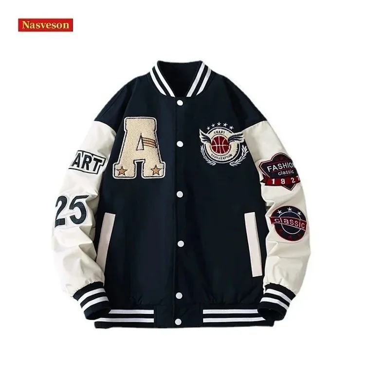 Nasveson Letterman Varsity Jacket [13 s