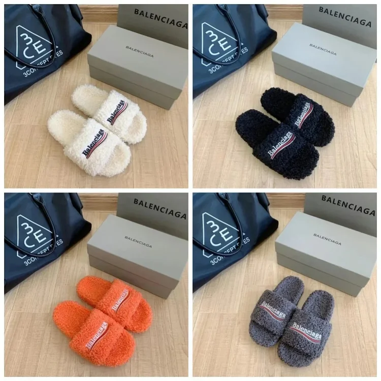 Balenciaga fluffy sandal · Schuhe & Slipper