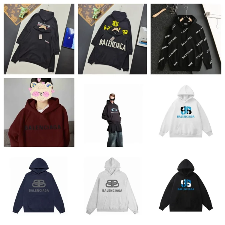 Balenciaga Logo Hoodie [9 styles]