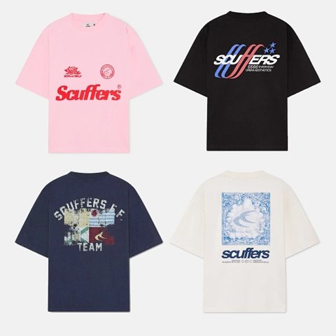 jump7c-scuffers SS26潮牌男女T-Shirt重磅纯棉情侣