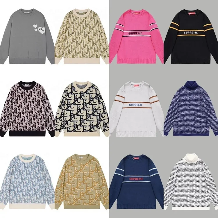 Supreme Striped Dior Oblique S · Φούτερ με κουκούλα