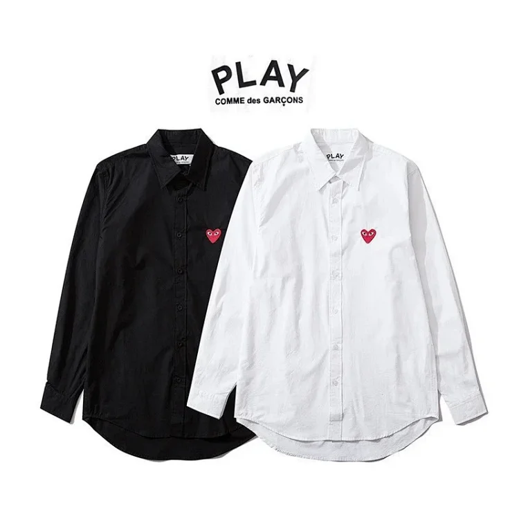 PLAY COMME des GAR ONS Heart Logo Long-S · Φούτερ με κουκούλα
