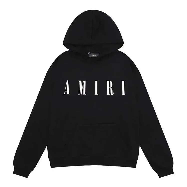 Amiri Logo · Φούτερ με κουκούλα