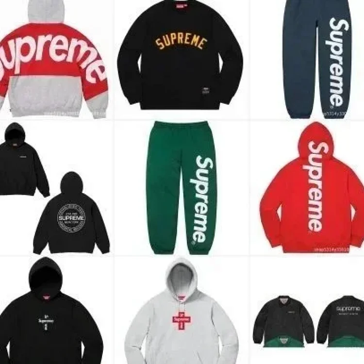 Supreme Long sleeve Set · Φούτερ με κουκούλα