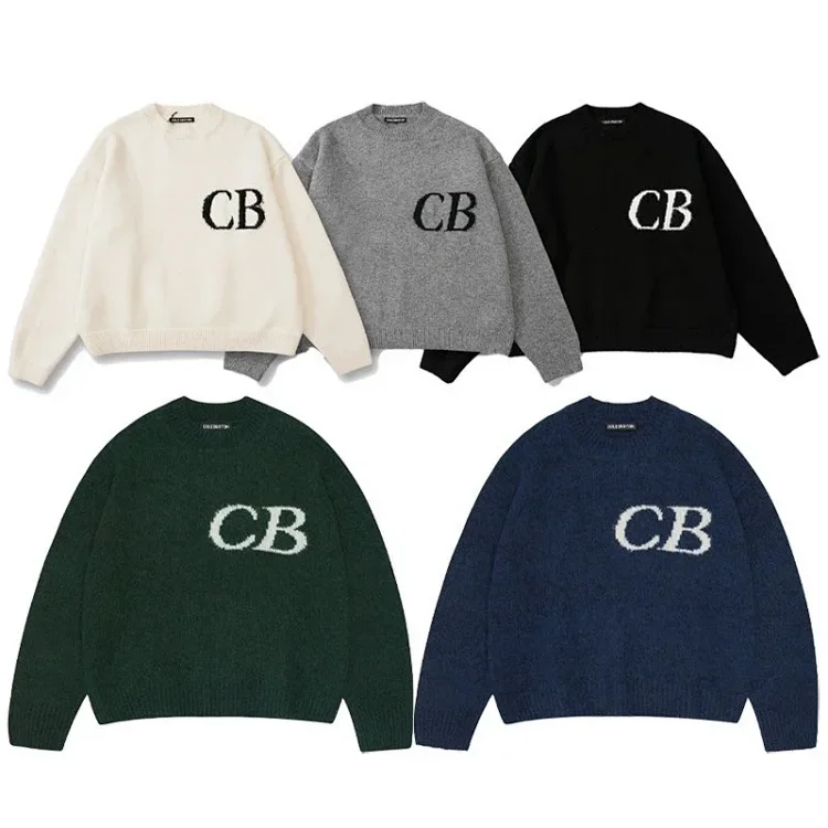 CB Logo Knit 8 · Φούτερ με κουκούλα