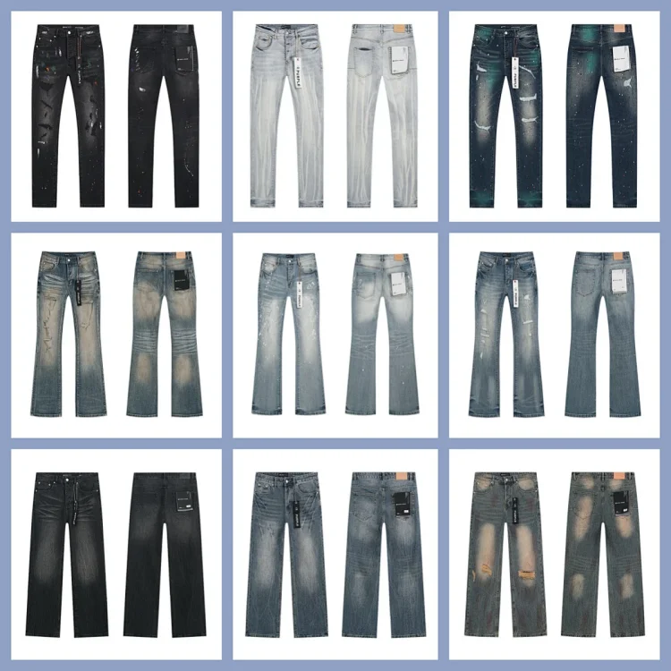 purple flared Washed S · Hosen & Shorts