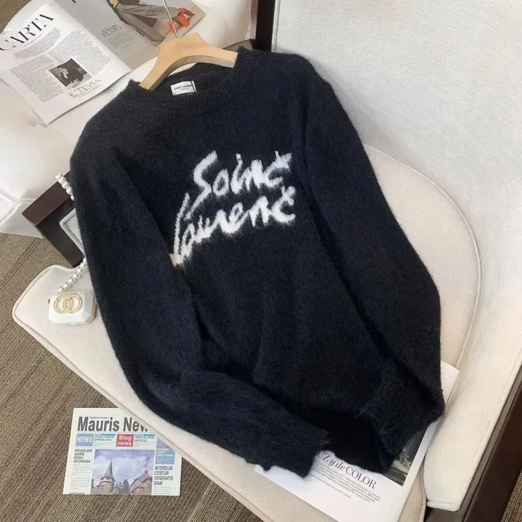 Saint Laurent · Φούτερ με κουκούλα